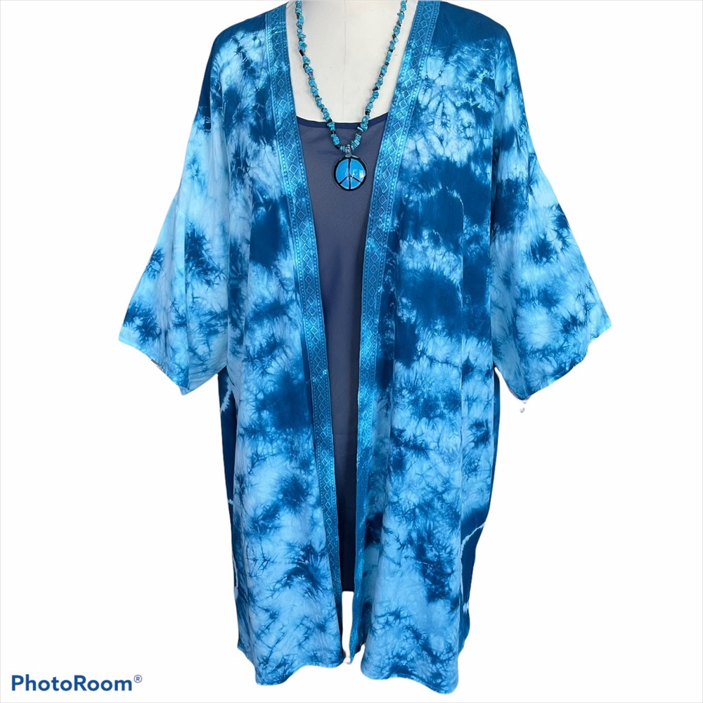 Tie-dye Kimono - Picture 2 of 8